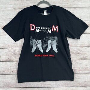 Depeche‎ Mode Memento Mori 2023 World Tour T-Shirt Men's Size Large Black
